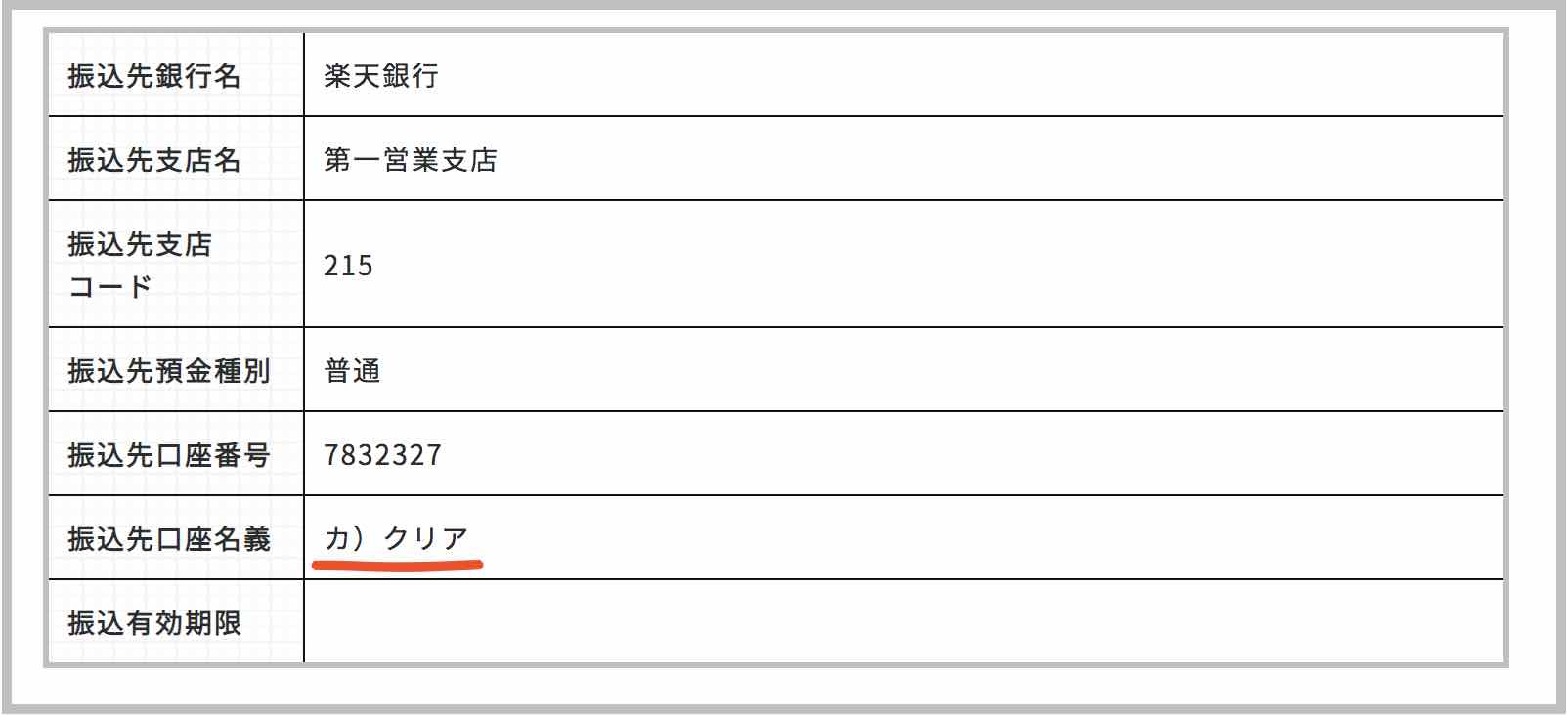 艇コン(TEICON)の振込先口座名義はカ)クリア